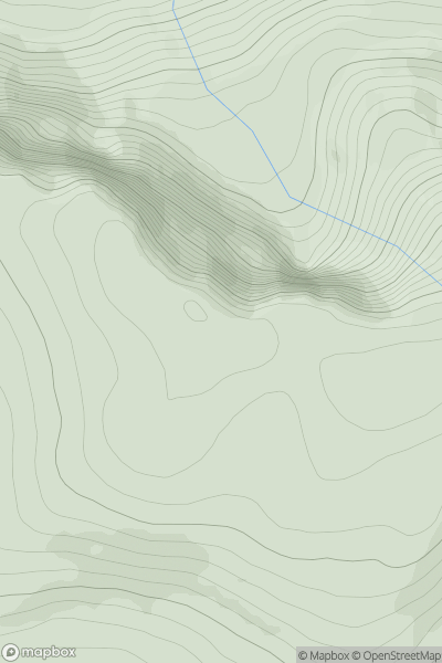 Thumbnail image for An Socach [Loch Broom to Strath Oykel] showing contour plot for surrounding peak